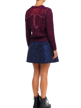 Синяя юбка KENZO: фото 4 - Invogue